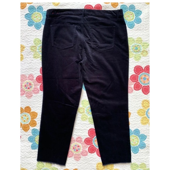 NWOT TALBOTS Petite Corduroy Raw Hem Ankle Pants - Picture 3 of 6